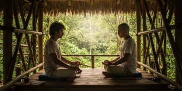 Meditation in Ecuador