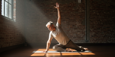 Practicing Yoga