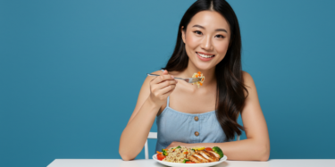 Eating a Healthy Meal